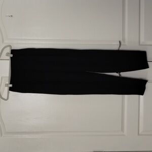 Caché black high waisted pants size 8 vintage zip back